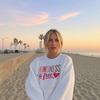 Women's Autumn/Winter Casual Printed Sweatshirt Hoodie - Long-Sleeved, Round Neck