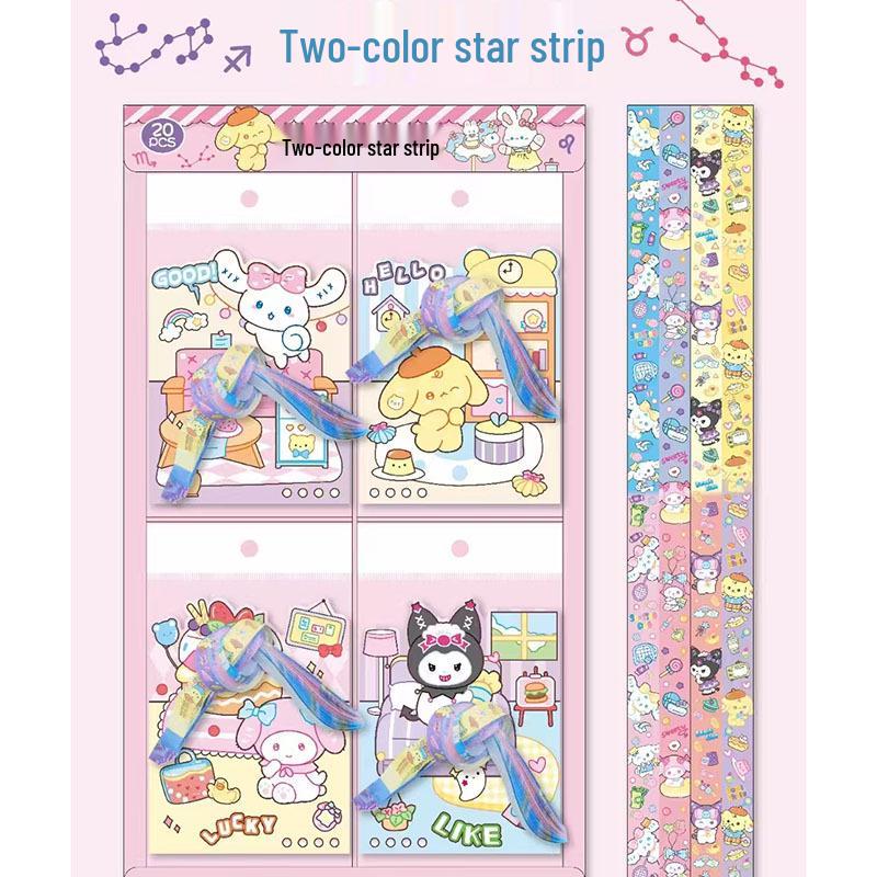 DIY Origami Rainbow Paper Strips for Lucky Stars