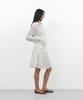 PARTIMENTO WOMEN Openwork Asymmetric Zip-Up Hoodie Knit_Ivory