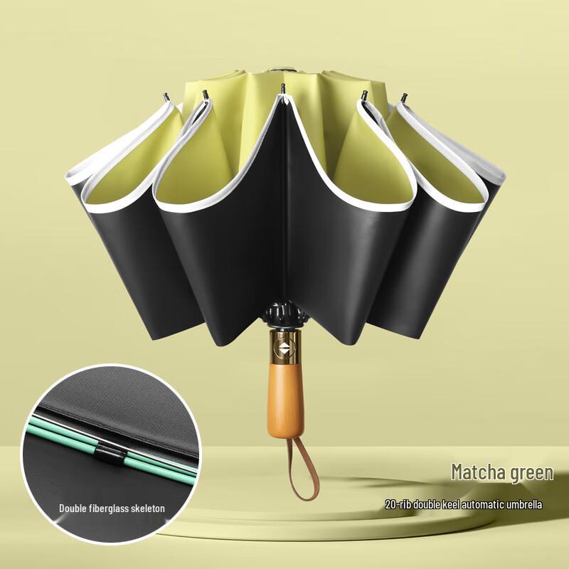 

Автоматический перевернутый зонт - Большой, Защита от УФ, Деревянная ручка