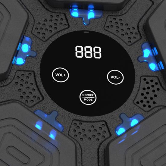 Muziek Boksmachine met Handschoenen Wandmontage Snelheidsmodi Verstelbaar LED-Display Elektronische Bokstrainer Doel Stootkussen Trainingsapparatuur