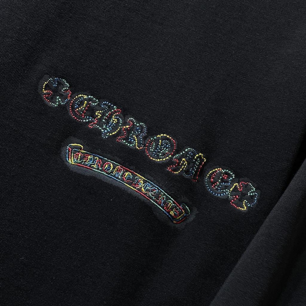 GZ-8952 CHROME HEARTS 2025 Léto Nové Vysoce Kvalitní Bavlna Kulatý Výstřih Volné Velká Velikost Pánské a Dámské Tričko Pár Tričko