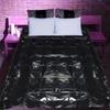 1ks Sexuálne BDSM Tenké Sexuálne Posteľné Prádlo - Sexuálne Potreby pre Páry - Zosilnená Nepremokavá Matracová Podložka - Sexuálne Potreby Sm, Izolačné Posteľné Prádlo na Masáž, Čierna W