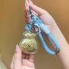 999 Pure Gold Fu Character Coin Keychain & Bag Charm - Lucky Gift for Girlfriend or Bestie