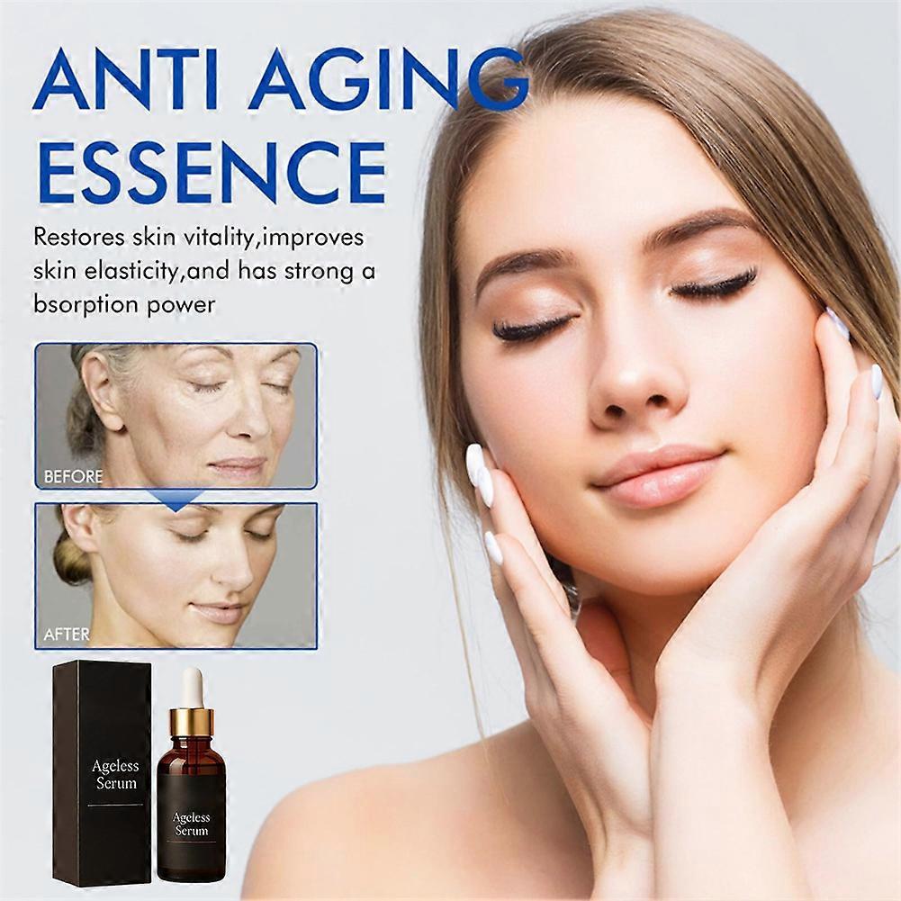 Ageless Serum, Anti-Aging Face Serum - Smoothing Wrinkles & Fine Lines, Intense Firming Formula for All Skin Types