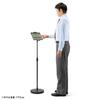 Sanwa Supply Adjustable Height Stand with Inch Black MR-TABST20 iPad/Tablet (Compatible 4.5-11 Tablets)