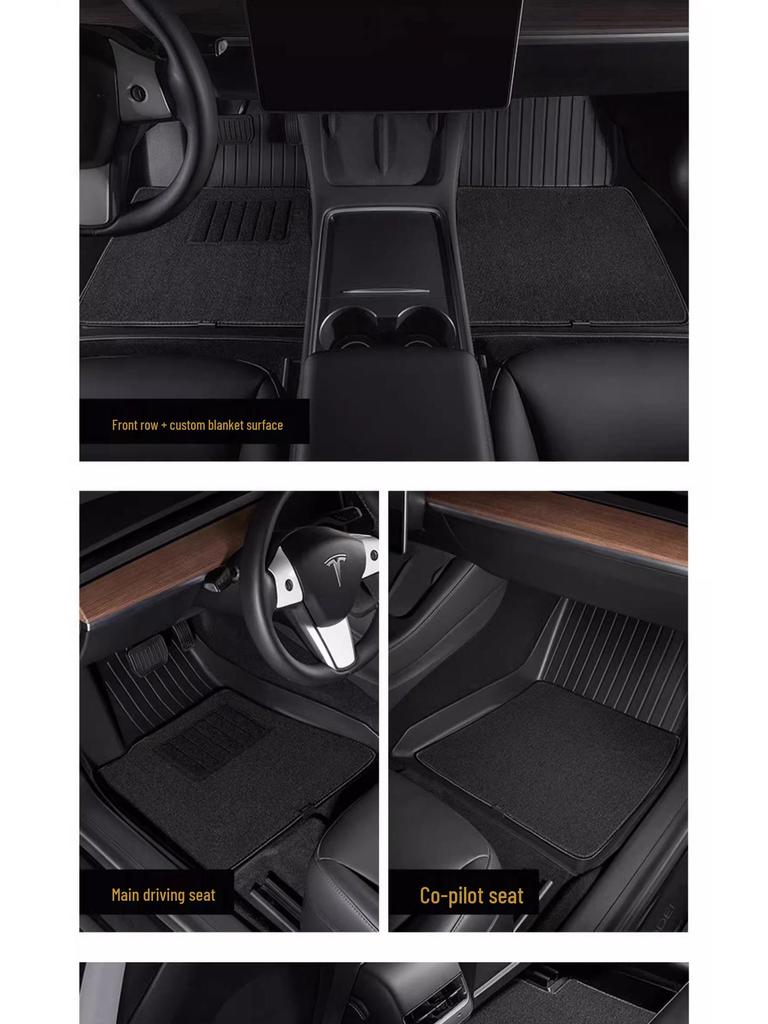 All-Inclusive Floor and Trunk Mats for Tesla Model 3/Y Refresh