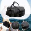 Angeltasche für Jigs Jigging Köder PVC Große Netztasche Tragbar Schwerlast Salzwasser Süßwasser