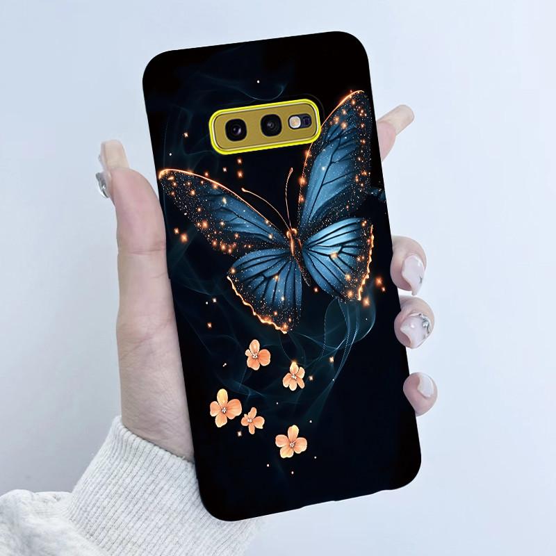 For Samsung Galaxy S10e Phone Case Flower Girls Design Soft Silicone TPU Back Housing for Galaxy S10E S10 E SM-G970F/DS Covers