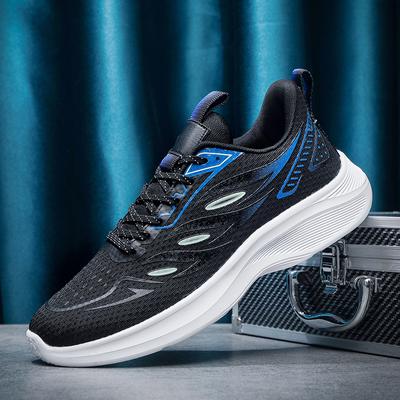 Fashion Men Shoes Spring and Autumn Mesh Super Light Casual Running Shoes Trend Elastic Sole Sports Shoes Luxury Brand Shoes Large Size