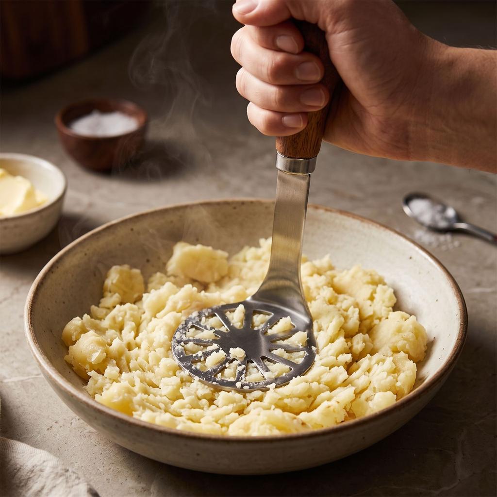 Stainless Potato Masher for Homemade Mashed Potatoes and Vegetables