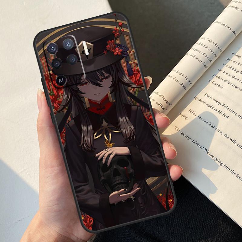 Hu Tao Genshin Impact Case For Oppo A5 Pro A15 A16 A17 A57 A77 A94 A74 A54 A76 A96 A40 A60 A80 A18 A38 A58 A78 A98