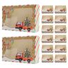 Christmas White Card Window Opening Cookie Box, Christmas Window Opening Pvc Integrated Discount-Free Gift Packaging Carton