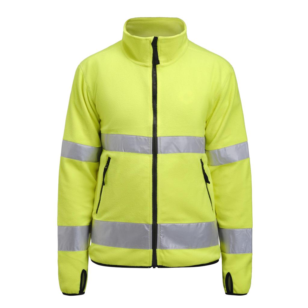 Jobman Mens Hi-Vis Fleece Jacket