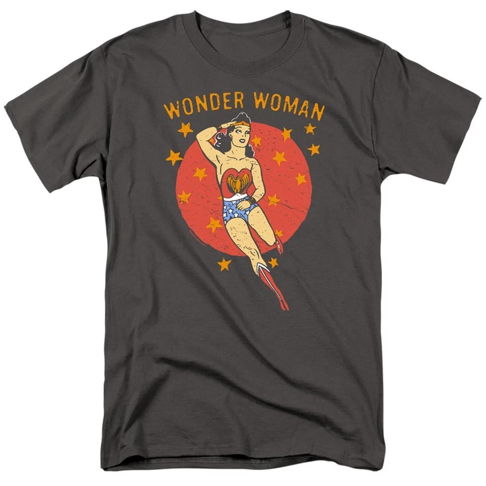 DC Comics - Wonder Woman - Wonder Circle - Unisex Children s T-shirt - Gray 100