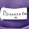 santa fe made in Japan Print Long sleeve trainer 48 purple sweat Men's Used