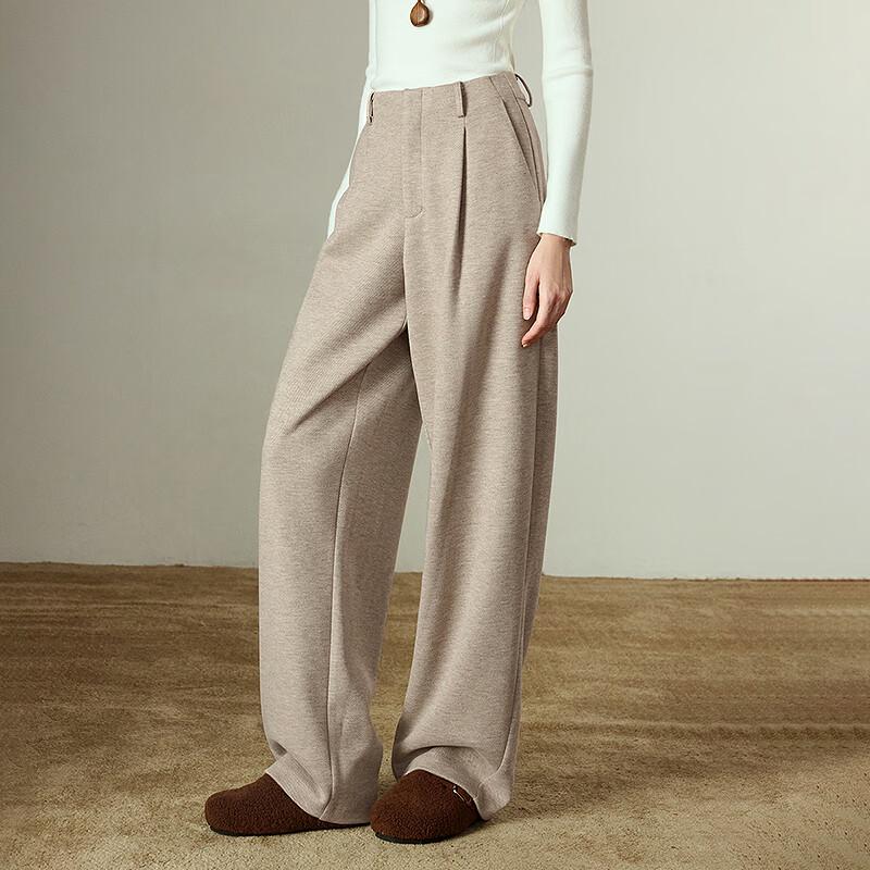 Chuyu Women's Winter Retro Mori Casual Pants