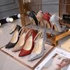 13CM Metal Heel Stiletto Large Size High Heels Nightclub Model Catwalk New Women's Shoes Supply