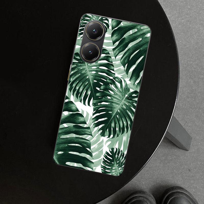 Summer Tropical Plants Green Leaf Phone Case Cover for Xiaomi Poco X6 X5 X7 Pro F7 Ultra Redmi 15C 15 13C 13 12C 12 10C 10 10A 9