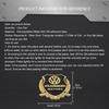 Для VOLKSWAGEN VW 2 шт. Наклейка для Volkswagen Golf MK4 MK6 MK7 Jetta Touareg Beetle Passat Polo Tiguan CC Наклейка на кузов автомобіля Металева E