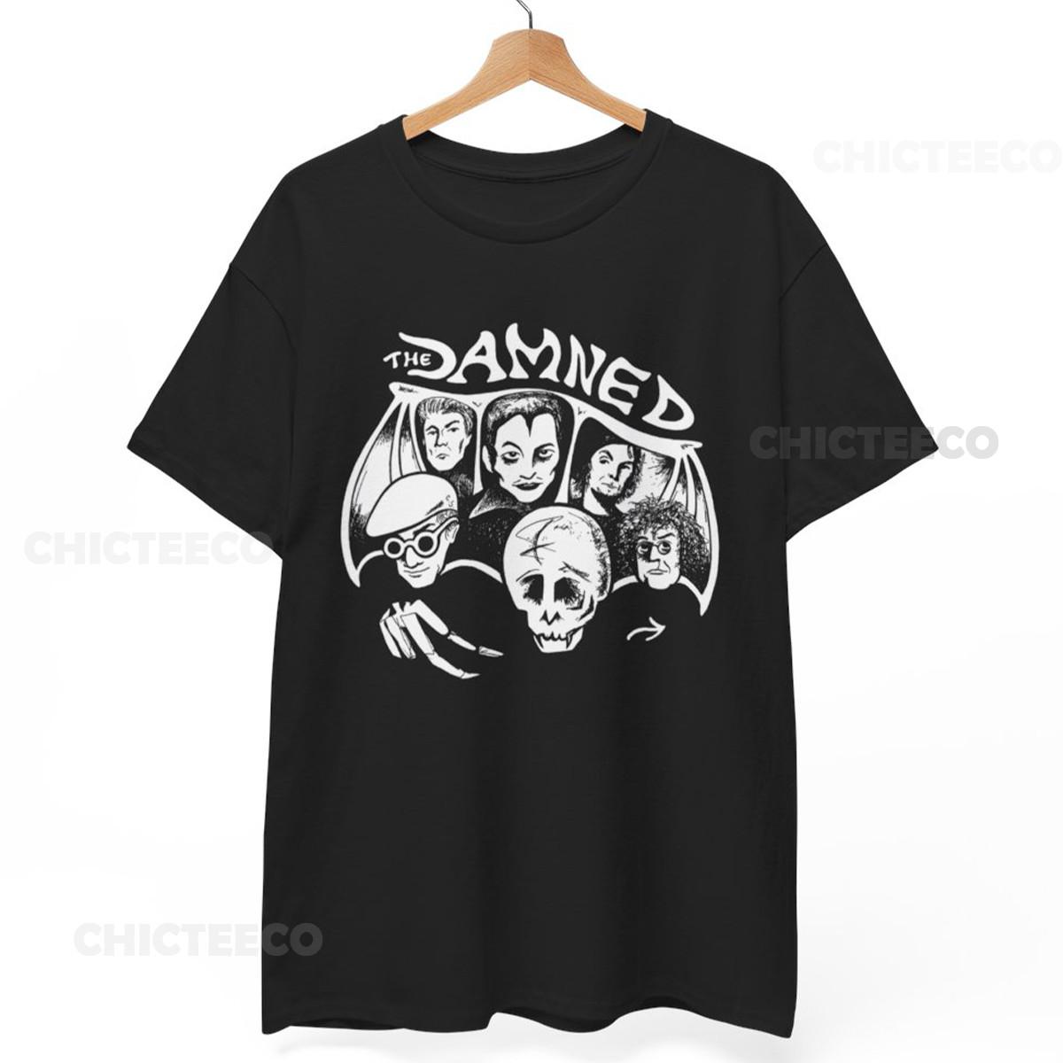 

26 The Damned Tshirt Punk Rock T-Shirt Metal Gothic Best Gift Unisex Shirt Unisex T-Shirt L