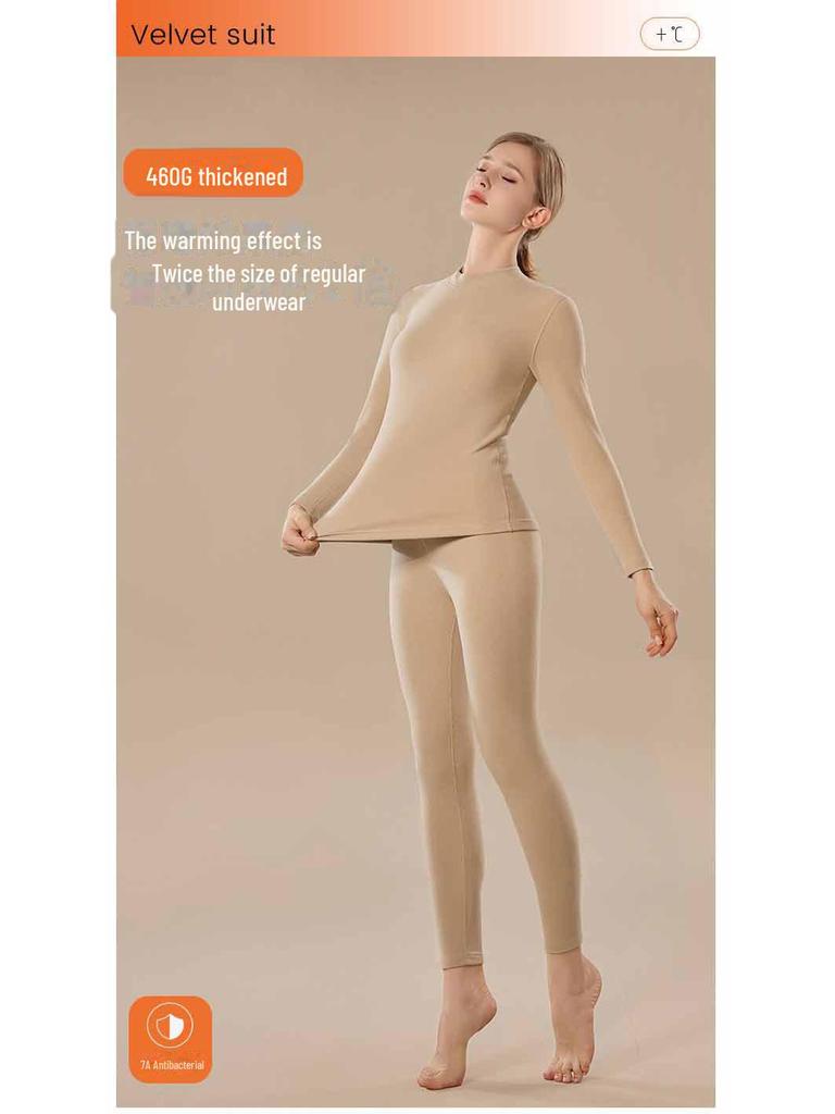 Set dámského termoprádla - sametově podšité pro teplo podzim/zima
