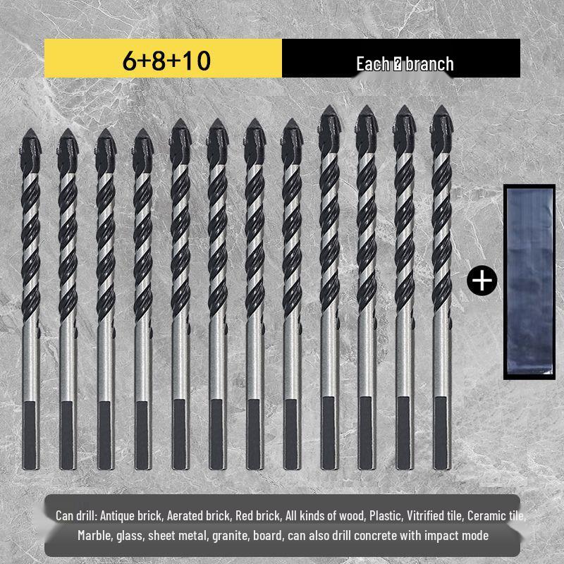 Multi-Purpose Tile Drill Bit for Concrete, Glass, Ceramic, Iron & Cement