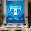Custom Text Tapestry Malmö FF Print Wall Tapestry Indoor Living Room Wall Decor