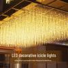Fio de Luzes LED à Prova d'Água Cascata Gelo Fio de Fada