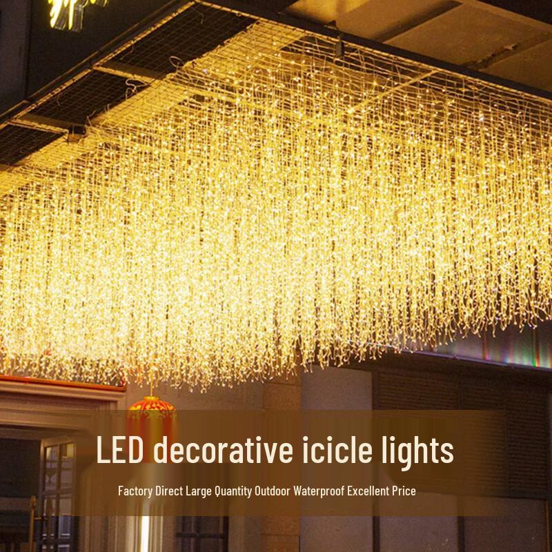 Waterproof LED Waterfall Ice Strip Fairy Lights