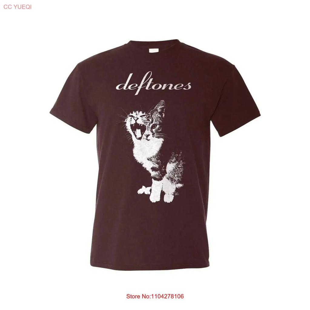 New Deftones Screaming Cat Heavy Cotton Russet T Shirt Size S 5xl Vintage Stylish Comfortable Fashion Homme