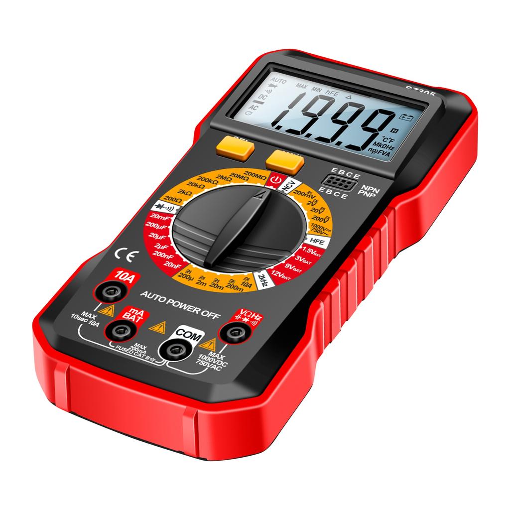 SZ305 Multimeter  Tor Testers Professional 1  Counts Smart Voltmeter Ohm Meter Fast Accurately Measures Voltage Current Resistance