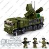 SLUBAN Militär BTR-80 AS IFV Panzerwagen Fahrzeug Modell Bausteine Sets Soldat Figuren Ziegel Kinderspielzeug