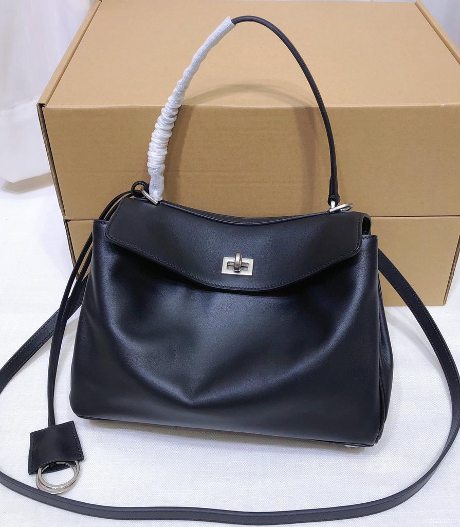 New B-home Rodeobag Leather High-end Handbag Buckle Commuting Armpit Bag Women's Bag