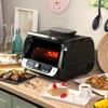 Air Fryer with Grill, Accessories and Recipe Book InnovaGoods Air Fryer Fryinn 12-in-1 6000 Black Steel 6 L 3400 W
