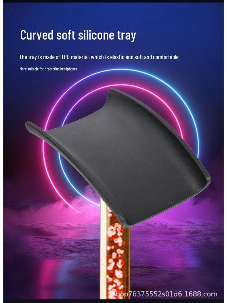 USB RGB Işıklı Kulaklık Standı ve Esports Oyun Kulaklığı Tutucu