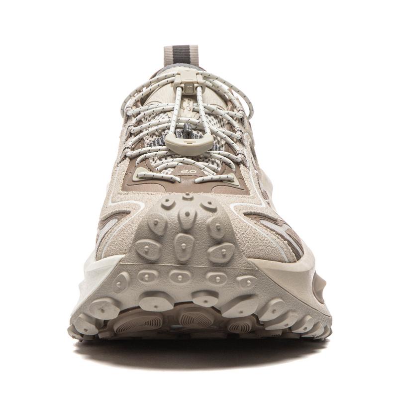 Scarpe da corsa basse da uomo Li Ning Ranger, beige e marrone, modello AZGW311-4