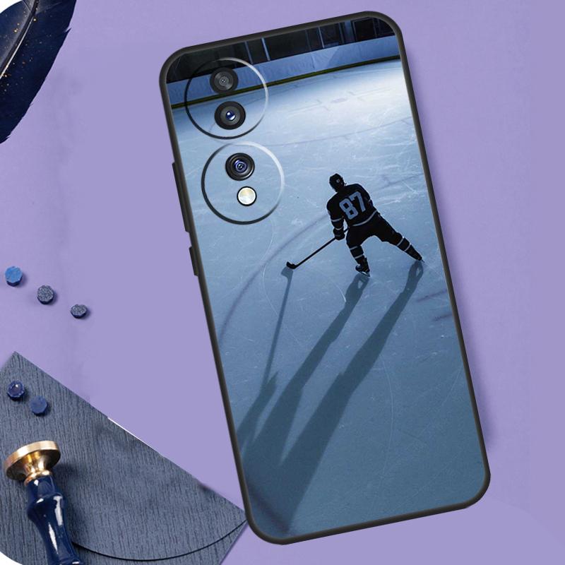 Ice Hockey Case For Honor X8b X9b X9a X8a X7a X6a X7 X8 X9 Cover For Honor Magic 6 5 Pro 50 70 90 Lite