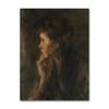 Scandinavian Vintage Wall Art Rustic Female Portrait HD Canvas Oil Painting Posters and Prints Home Bedroom Living Room Decor