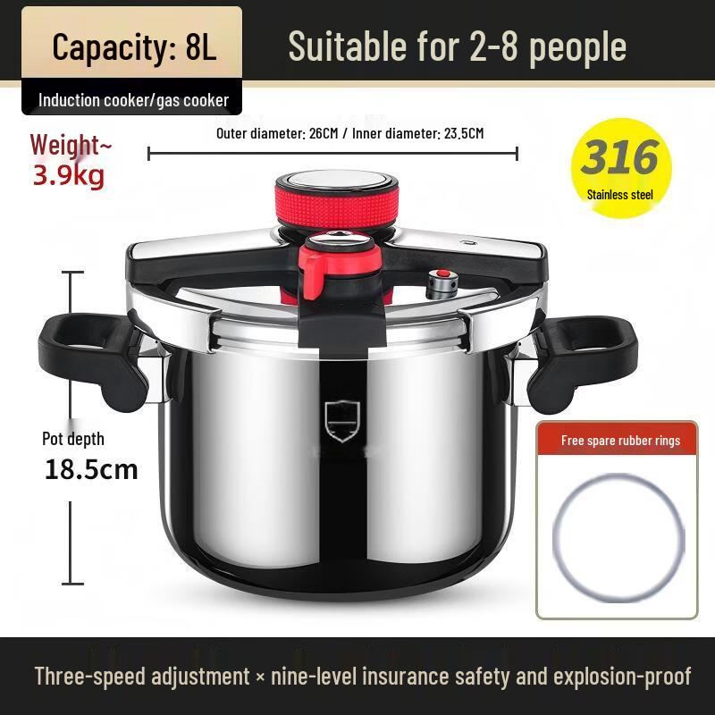 Wutuo Stainless Steel Home Pressure Cooker