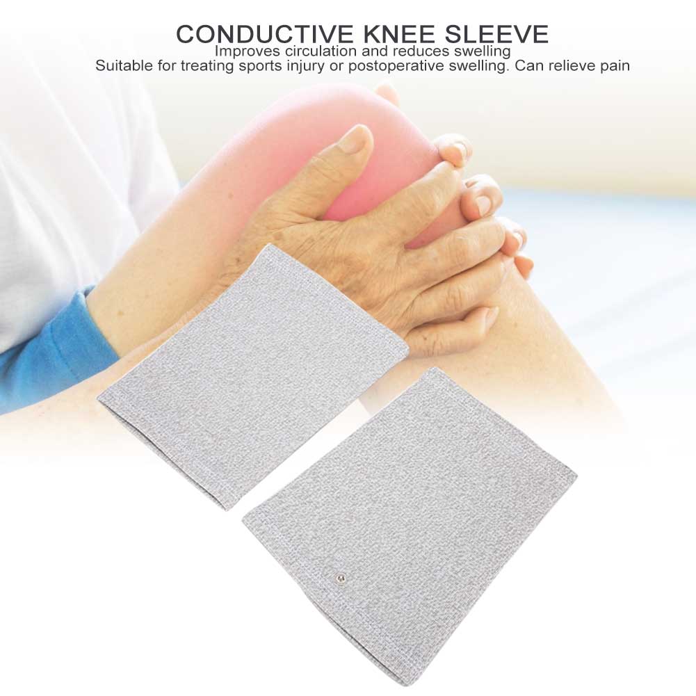 1 Paar Leitfähige Kniebandage Elektroden Kniepolster für TENS-Gerät Physiotherapieinstrument