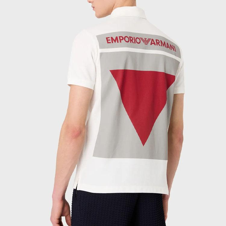 EMPORIO ARMANI Polo Shirt Men's White 3R1F74-1JCYZ-0101