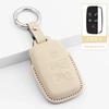 Car Key Case Cover Shell Fob for Jaguar XEL XE XF XFL F-PACE F-PYPE E-PACE XJ for Land Rover PU Car Remote Keychain Accessories