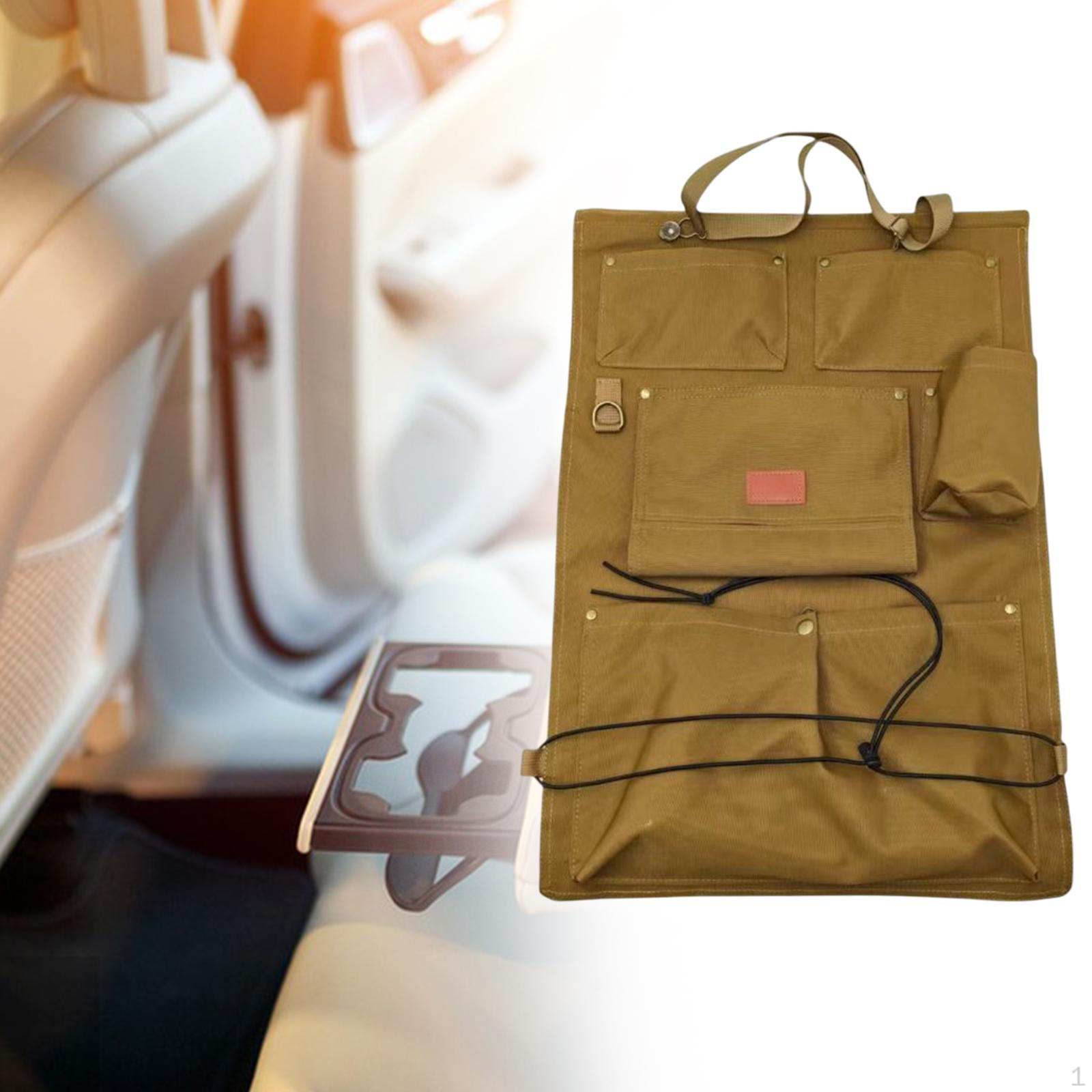 

Автомобильный органайзер на заднее сиденье с несколькими карманами для детей, коврик для телефона, игрушки для путешествий, необходимые принадлежности хаки