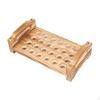 Houten Eierhouder Tray Organisatie met Handvatten Multifunctioneel Opbergrek Container voor