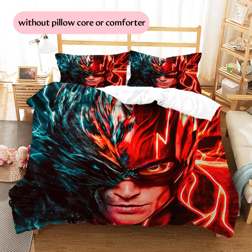 The Flash Bedding Set Duvet Cover Pillowcase No Filler, Soft Home Bedroom Decor, Perfect Gift for Fans.chl