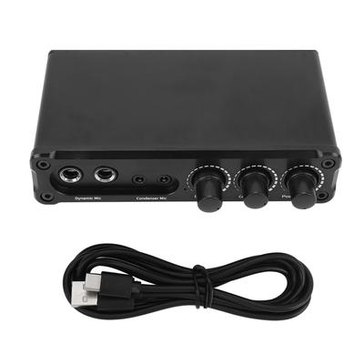 Power Amplifier Dynamic Condenser Microphone Universal 3 Input Signals 4 Channel Output Microphone