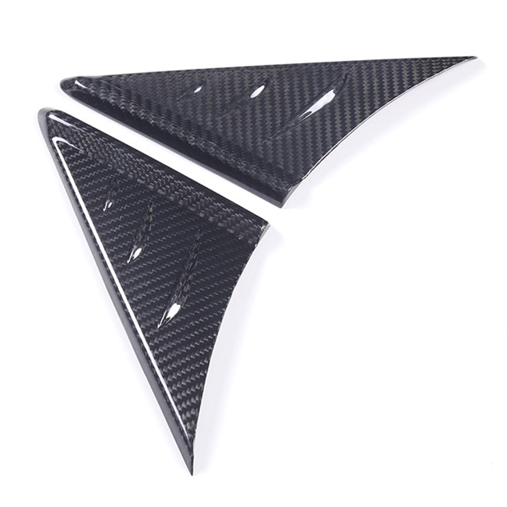 Stylish Real Carbon Fiber Rear View Mirror Apillar Triangle Cover For Supra 1922 Effortless Installation Improved Look
