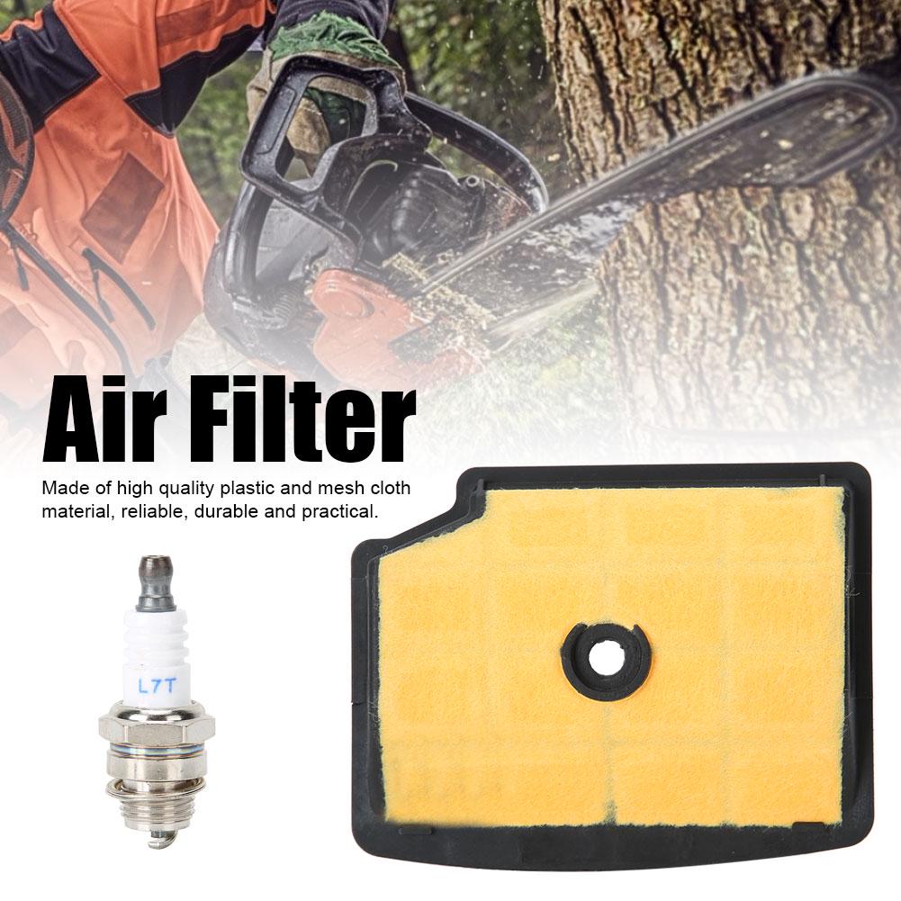 Air Filter Sparking Plug Fuel Pipe Kit Replacement Parts Garden Accessories Fit for MS200T