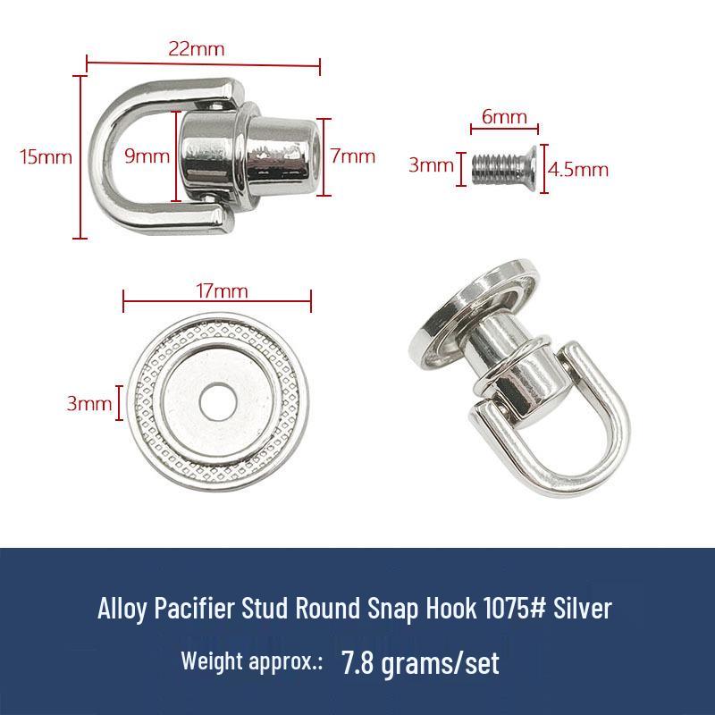 Taschen- und Gepäckzubehör: Ringe, Mönchskopf, Nippelstecker, DIY Lederschnallen, Schraubnieten